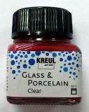 Kreul Glass & Porcelain Clear, Weinrot - 16293