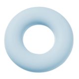 Schnulli-Silikon-Ring, 4,5 cm, hellblau  - Hobbyfun 3264120