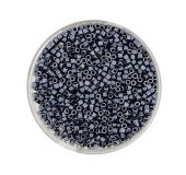 Delica-Rocailles, 2 mm  (11/0), metallic blau matt