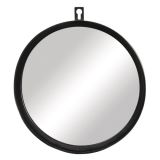 Metall Spiegel, 18cm  schwarz