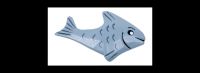 Kaufladenzubehr Fisch grau - 1 Stck