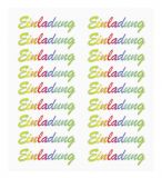 HobbyFun HOBBY-Design Sticker Einladung Regenbogen - 3452438