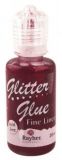 Rayher Glitter Glue metallic weinrot 20 ml - 33840290