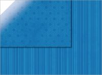 Rayher Scrapbookingpapier Stripe royalblau - 57309376