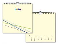 Kreativkalender immerwhrend, 21,5 x 24 cm, beige - Heyda