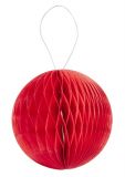 Hobbyfun 3D-Wabenblle aus Papier, rot, 8cm - 3964002