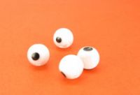Perle Lucky Eye wei 8 mm - 1 Stck