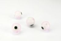 Perle Lucky Eye rosa 8 mm - 1 Stck