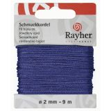 Schmuckkordel,  2 mm, mittelblau - Rayher 8956909