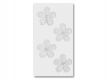 Heyda Sticker Textil Blumen wei 4 St - 203782821