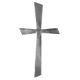 Wachsmotiv Kreuz 10,5 cm, silber - Rayher 31502000