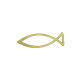 Klebemotiv Christlicher Fisch, gold - Rayher 3365606