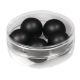 Silk-Bead Glas Perle, 14mm , schwarz - Rayher 14694576