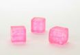 Perle Crackle Cube pink 6 x 6 mm - 1 Stck