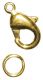 Karabiner-Schliee m. Ring, 13mm, vergoldet - Rayher 2196589