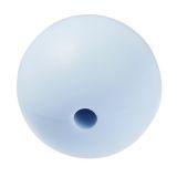 Schnulli Silikon-Perle 15 mm, hellblau - Hobbyfun