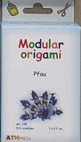 modular origami Pfau 11x17cm