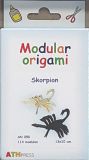 modular origami Skorpion 1+1 13x10cm