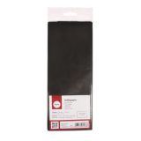 Seidenpapier, lichtecht, 50x75cm, 17g/m, farbfest, schwarz