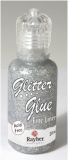 Rayher Glitter Glue holographisch brilliant silber 20 ml - 33842