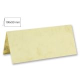 Tischkarte dp, marmor, 100x90 mm, beige - Rayher 80416508