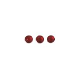 Rayher Plastik-Strasssteine, selbstklebend, 3 mm, rot - 1531818