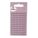 Rayher Plastik-Halbperlen, selbstklebend, 3 mm, gold - 1511706