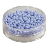 Silk-Bead Glas Rocailles, 4mm , bayrisch blau - Rayher 14690366