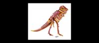 3D Holzpuzzle - Dinosaurier - Tyrannosaurus - farbig