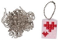 Pixelhobby Metallkette für Medaillon Schlüsselanhänger