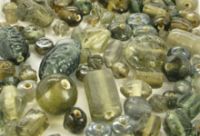 Perlenmix Grau-/ Brauntne 3 - 12 mm - 60 Gramm gemischte Perlen