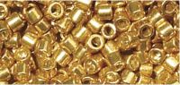 Delica-Rocailles, 2,2 mm  (10/0), metallic, gold