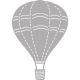 Crossover Stanzschablone hot air balloon - 60547000