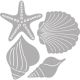 Crossover Stanzschablone Sea Shells - 60558000