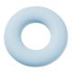 Schnulli-Silikon-Ring, 4,5 cm, hellblau  - Hobbyfun 3264120