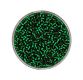Delica-Rocailles, 2 mm  (11/0), smaragd Silbereinzug