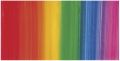 Wachsfolie Regenbogen, 20x10 cm, Querstreifen