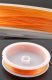 Elastische Schnur 0,5 mm Rolle mit 10 Meter orange