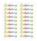HobbyFun HOBBY-Design Sticker Einladung Regenbogen - 3452438