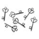 Acryl Charms Schlüssel, 2,3cm, 24 Stück - Rayher 56485000