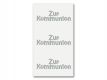 Heyda Sticker Strass Zur Kommunion, 58mm b, 3 St - 203782908