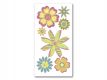 Heyda Sticker Mix Blumen spitz pastell - 203780653