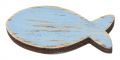 Holz-Fische 4,5cm, hellblau - Hobbyfun 3270309