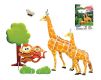 Pop Out World 3D - Tiere - Mutter mit Kind - Affe + Giraffe