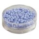 Silk-Bead Glas Rocailles, 4mm ø, bayrisch blau - Rayher 14690366