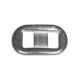 Metall-Zierelement oval, silber -Rayher 22721606