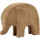 Pappmaché-Elefant, Höhe 14 cm, 1 Stück