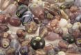 Perlenmix Violetttne 4 - 16 mm - 60 Gramm gemischte Perlen