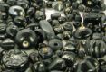 Perlenmix Schwarztne 3 - 15 mm - 60 Gramm gemischte Perlen