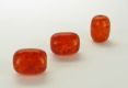 Perle Jujube Crackle rot 12 x 15 mm - 1 Stck